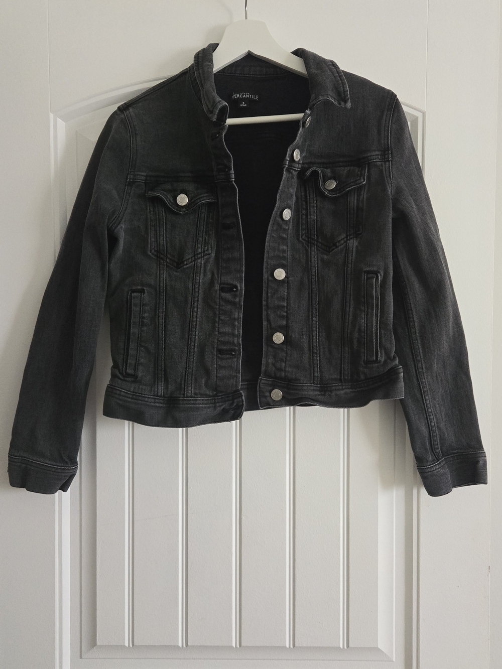 Madewell Washed Black Denim Jacket